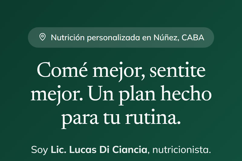 Web de LD Nutrición